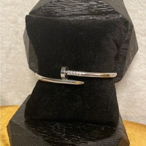 *NEW* Stainless Steel Nail Style Bangle Bracelet